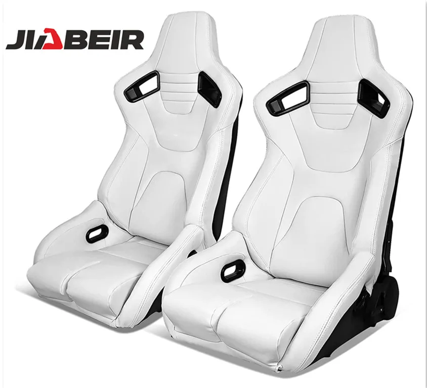 JBR1061 Wholesale Universal Racing Seats Fiberglass Carbon Fiber Back Fabric Bucket Sport Seats For Modified Cars