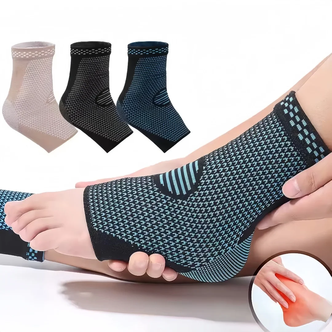 Elastische Sport Nylon Gestrickte Knöchelbandage Kompressionsgurt Ärmel Knöchelmanschette Knöchelstütze Fußschutzausrüstung für Fitness