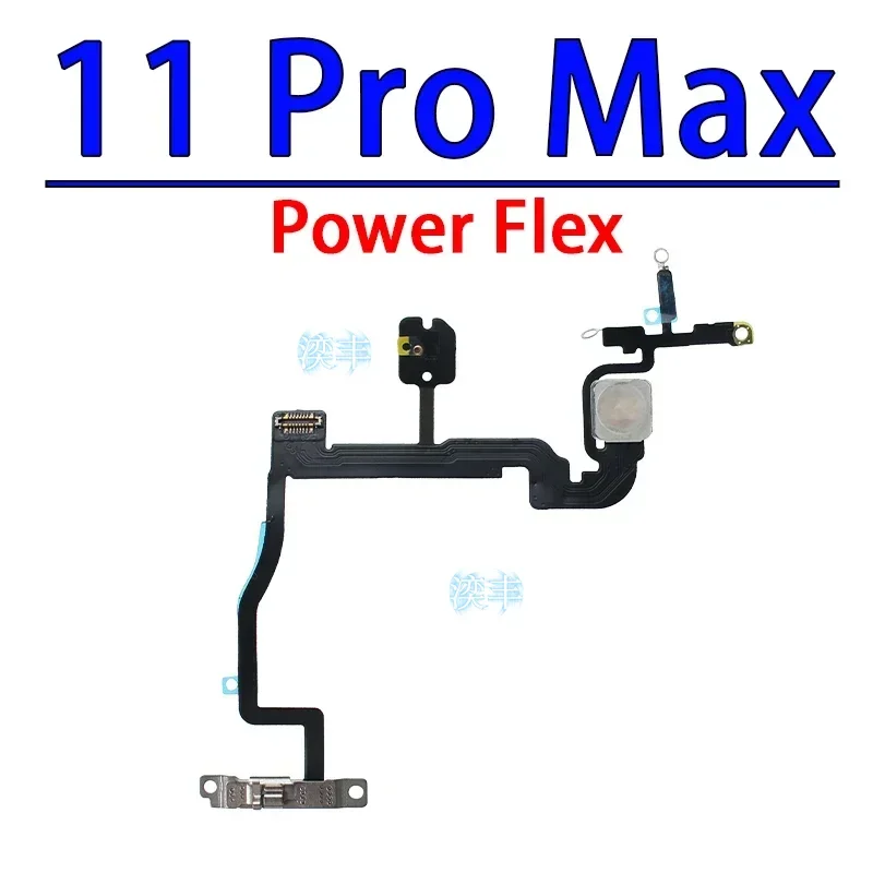 Power On Off Volume Flex for IPhone 11 12 X Xr Xs Pro Max Mini Switch Side Button Key Ribbon Silent Mute Flex Cable