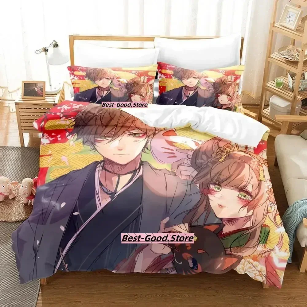 

Kawaii Ichika Hoshino Bedding Set Duvet Cover Sheet Printed Bed Set Pillowcase Bed Full Queen King Size Comforter Bedroom
