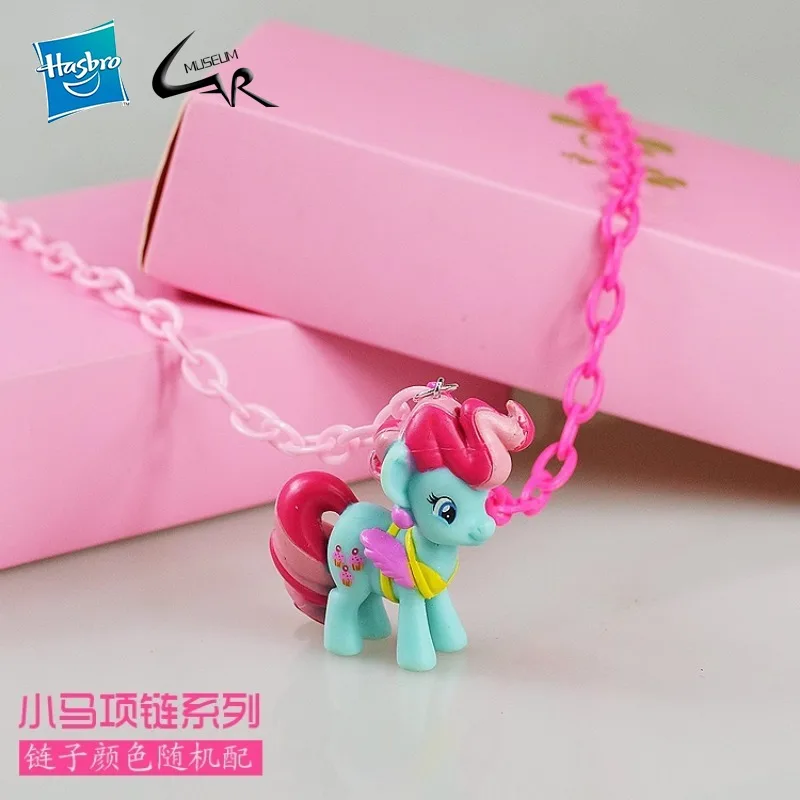 Hasbro My Little Pony Necklaces Heart of The Wind and Snow Princess Bikini of Purple Pleasure Rhythm Action Figure for Kids Gift