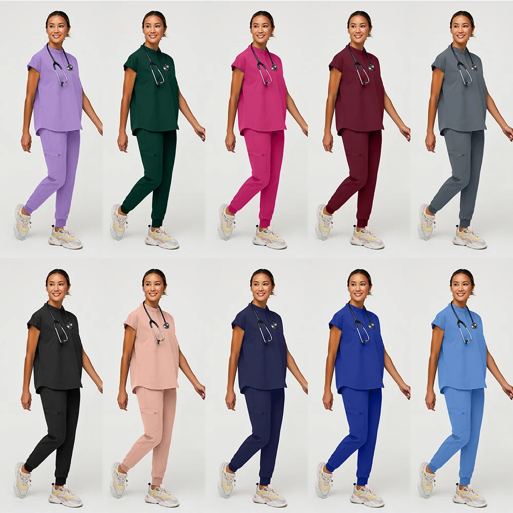 Elastic Quick-drying Medical Work Clothes, Oral Dentistry Doctor Operating Room Surgical Clothes, Summer Thin Hand-Washing Cloth