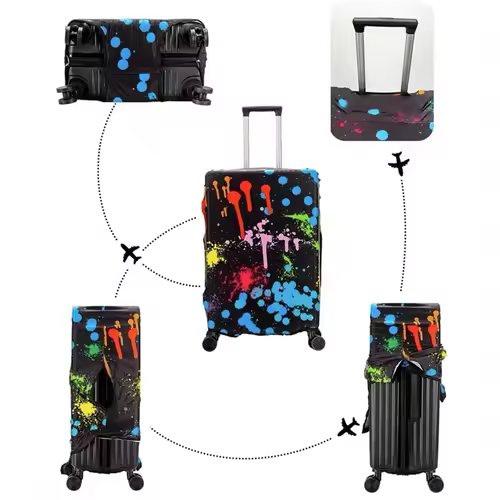 Luggage Cover Suitcase Cover Protector Suitcase For 18-32 Inch Luggage Boot Washable Prevent Scratches Travel Accessories - Image 6