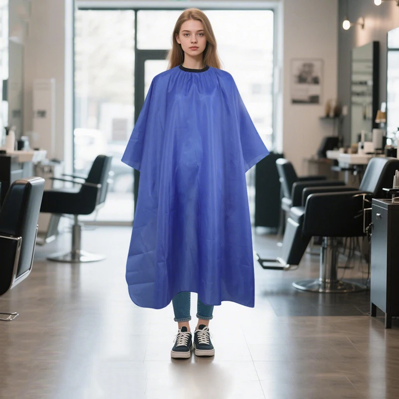 140*120cm Hair Cutting Gown Barber Salon Gown Cape Hairdresser Hair Cutting Waterproof Cloth Tools Hairdressing Dress Cape Apron