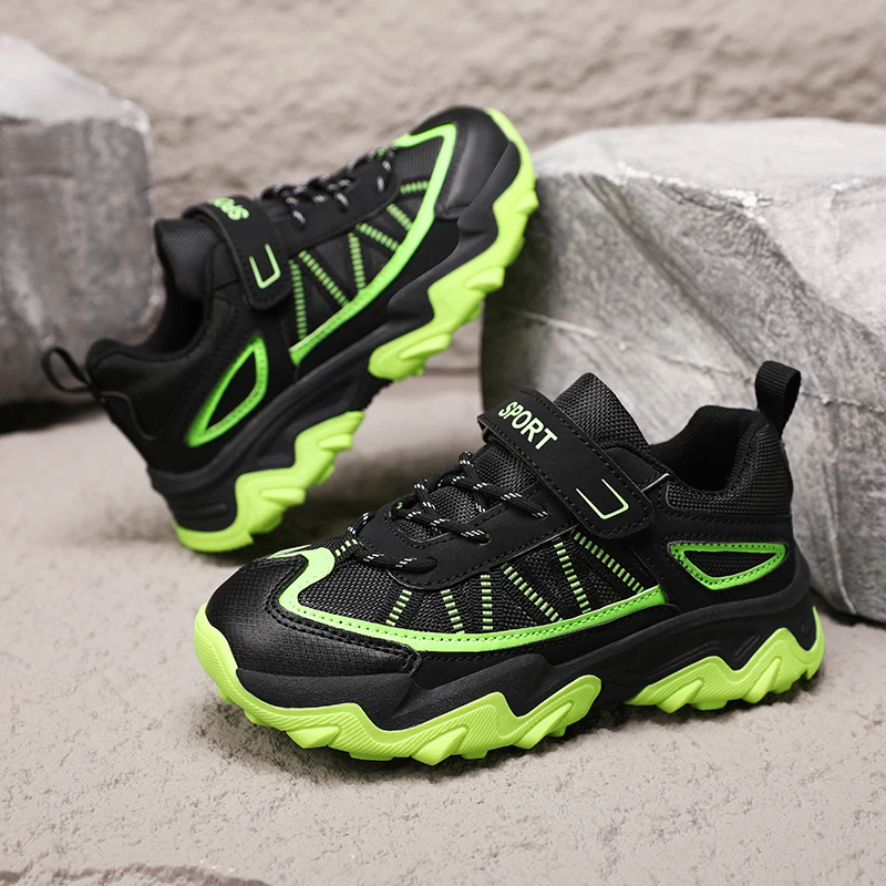 

Детские спортивные кроссовки 2026 года: осенняя коллекция, хит продаж, с амортизацией, нескользящие, для бега по кампусу, легкие, с защитой стопы, повседневные