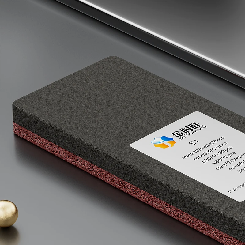 Universelles gebogenes Bildschirm-Binding-Pad für Samsung Xiaomi Huawei Honor OPPO, gebogener Bildschirm, Laminierung, Reparaturkante, LCD-Display-Matte