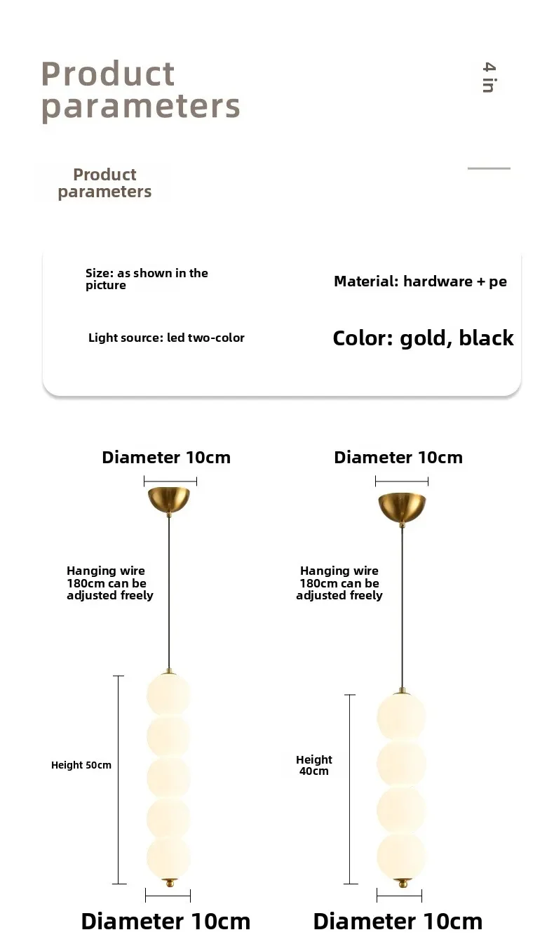 Lampada da comodino per camera da letto, stringa di zucca color crema, linea sospesa con fagioli magici medievali, lampada da bar, parete di fondo del divano, personalizzabile