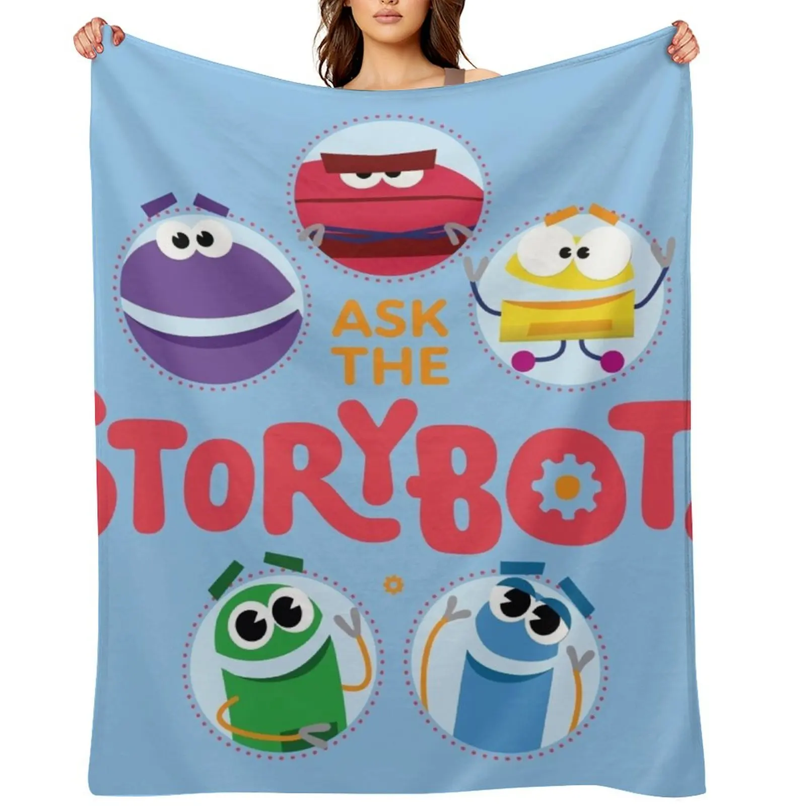 

Ask the Storybots Throw Blanket Large Baby anime For Baby Blankets
