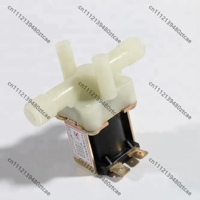 Medium Pressure Plastic Solenoid Valve, G1/4 Thread 12V DC Universal Control Electromagnetic Valve, General Purpose Fitting