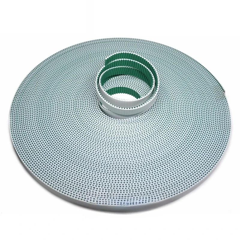 Steel Wire Open Belt White Polyurethane Tooth Surface Green Cloths Timing Belt 8M/5M/S5M/S8M