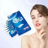 5D teeth whitening stickers mint white teeth gel tooth whitener strips teeth yellow smoke stains tea stains oral hygiene care
