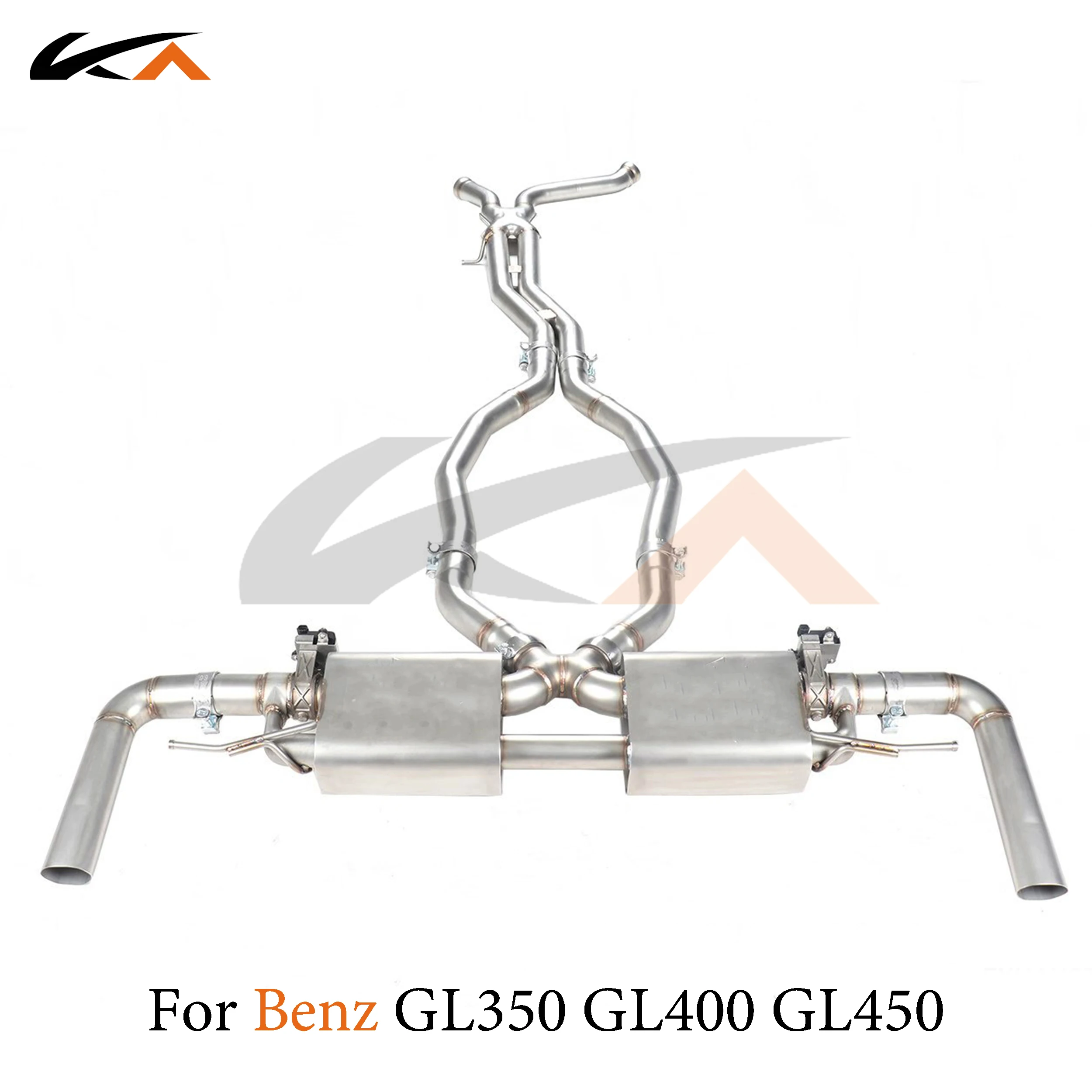 

KA Tuning exhaust system stainless catback for Mercedes-Benz GL350 GL400 GL450 3.0T rear section performance muffler valve