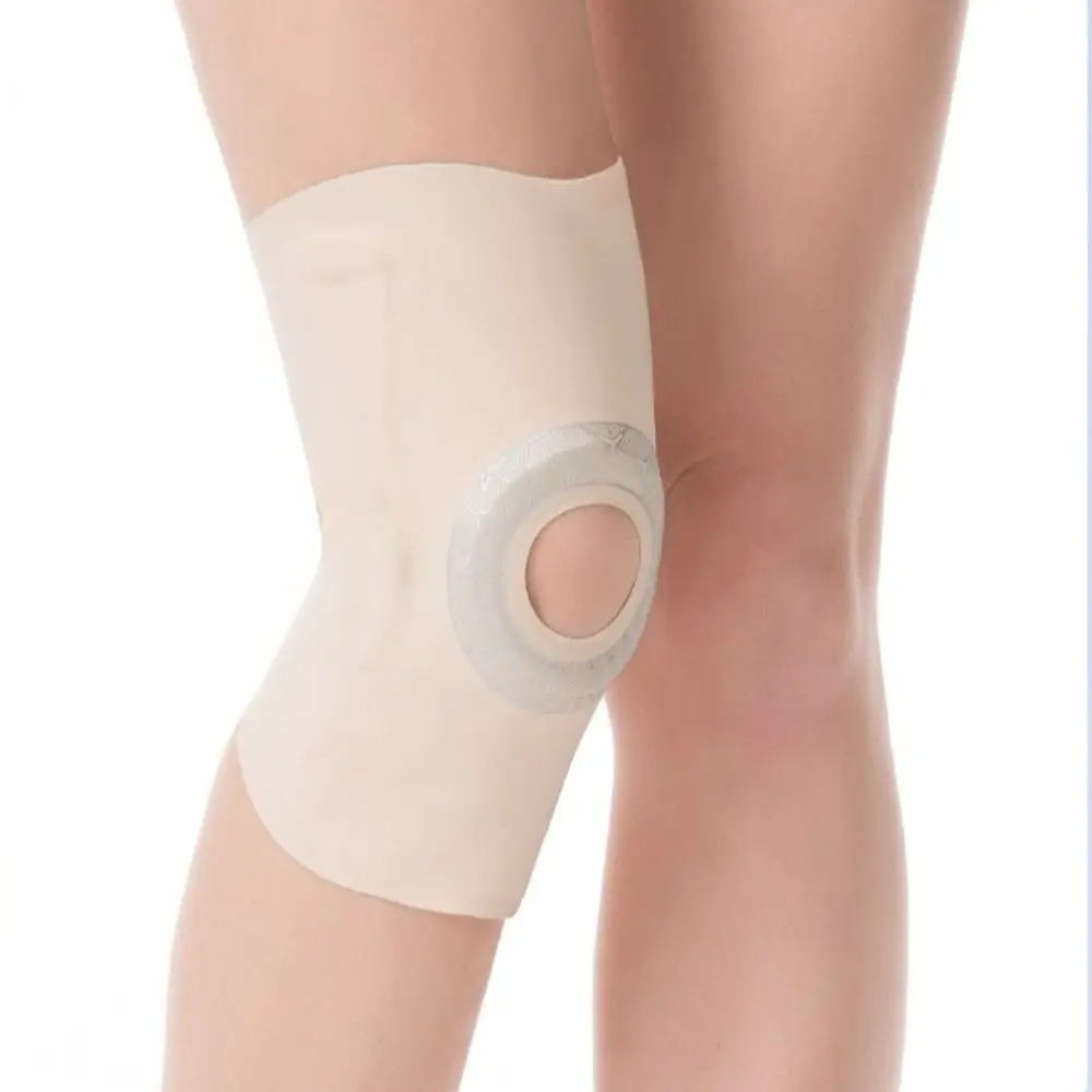 

Pressurized Elastic Sports Knee Pad Joints Protector Thin Design Compression Knee Brace Shock- absorption Adjustable