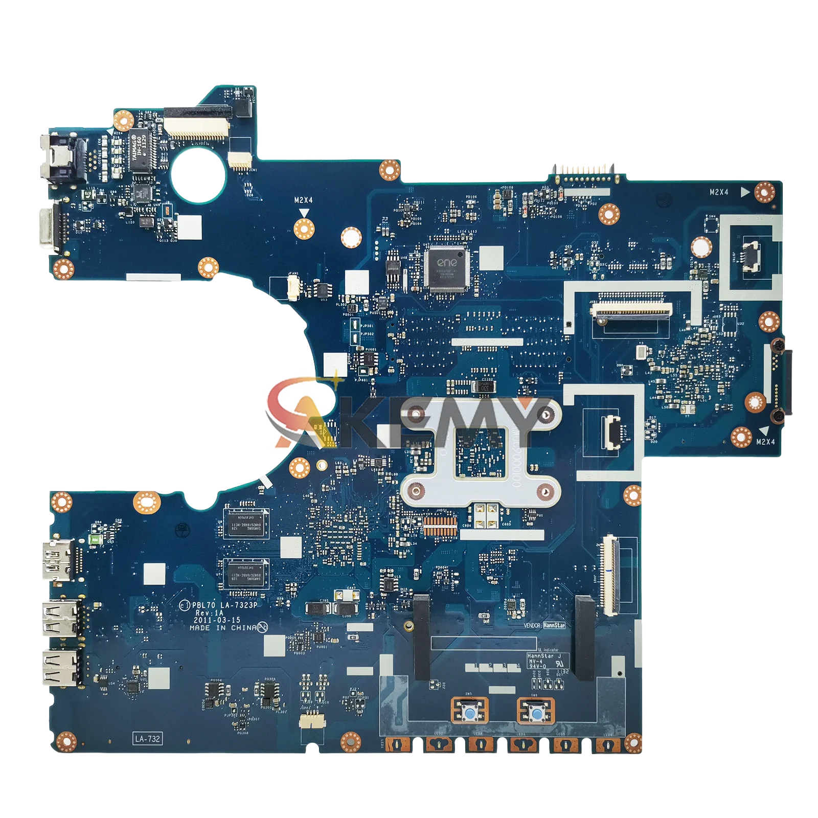 LA-7323P Материнская плата для ноутбука ASUS K73BY K73BR K73B K73BE Материнская плата для ноутбука с процессором 100% тестирование ОК быстрая доставка Высокое качество