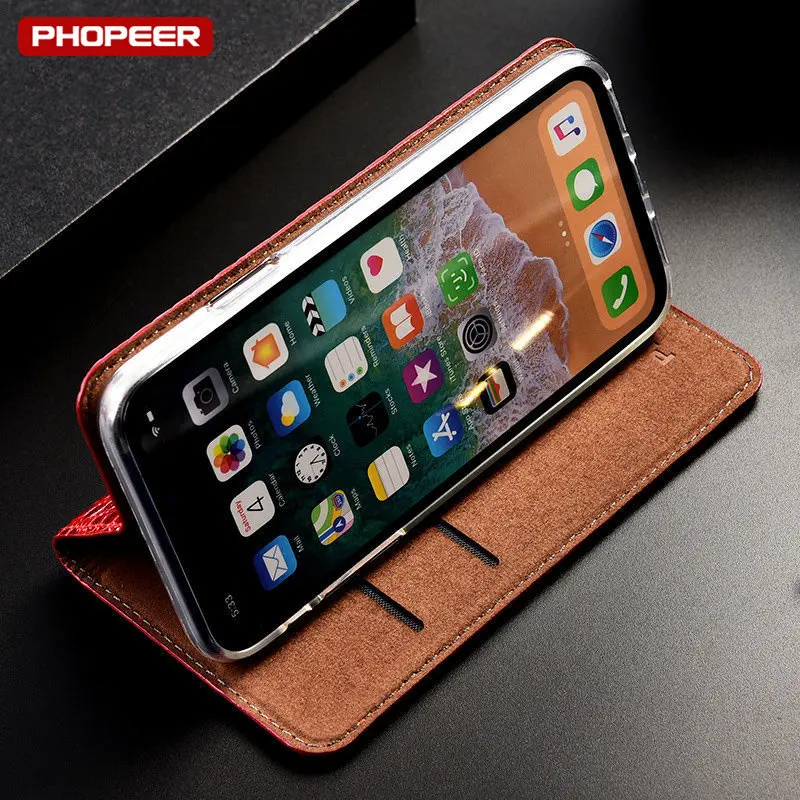 Crocodile Genuine Leather Flip Case For XiaoMi Mi cc9 cc9e Pro Mi A1 A2 A3 5X 6X Play Phone Wallet Cover Cases