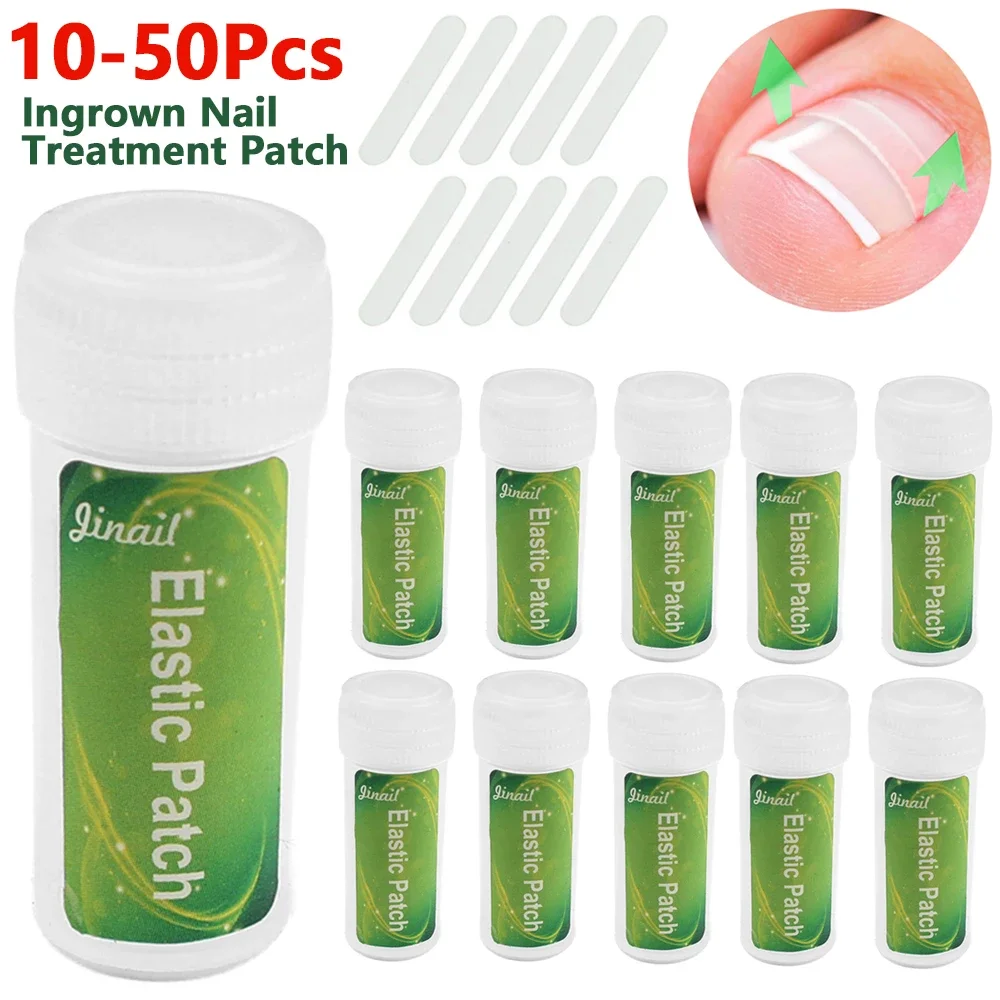 10-50 stücke ein gewachsenes Zehen nagel korrektur werkzeug ein gewachsene Zehen nagel behandlung elastischer Patch aufkleber Glättung sclip Klammer Pediküre-Werkzeug