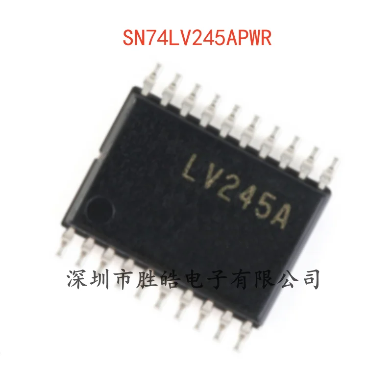 (5PCS)  NEW  SN74LV245APWR   74LV245   Three-State Output Eight-Way Bus Transceiver    TSSOP-20  SN74LV245   Integrated Circuit