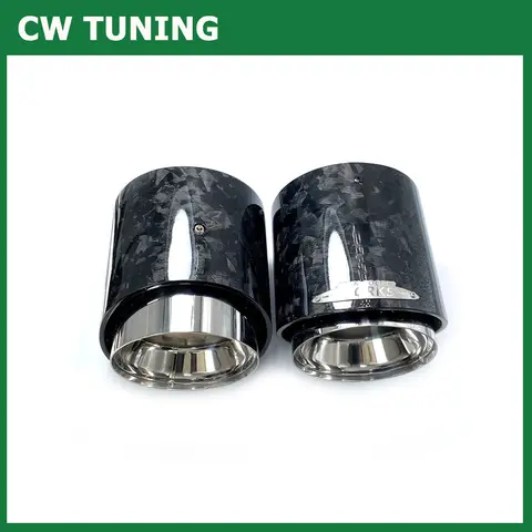 1PCS Newest For Mini Cooper Exhaust Tip Carbon Fiber muffler tailpipe F54/F55/F56/F57/F60/R55 Coopper S/R56 Cooper S