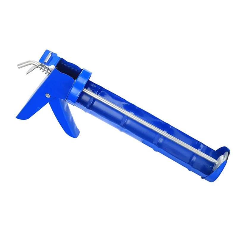 

Exquisite-5PCS Caulking Tool, 10:1 Thrust Ratio Caulk Tool No Drip Filling Hand Caulking Tool For Glass Glue Blue