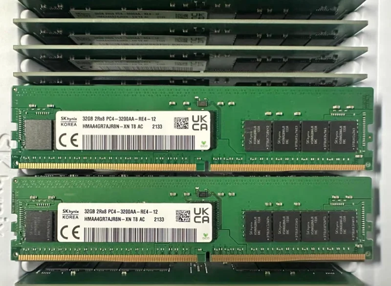 SK Hynix DDR4 32GB 2Rx8 3200AA PC4 3200MHz ECC REG RDIMM RAM 32G Server memory