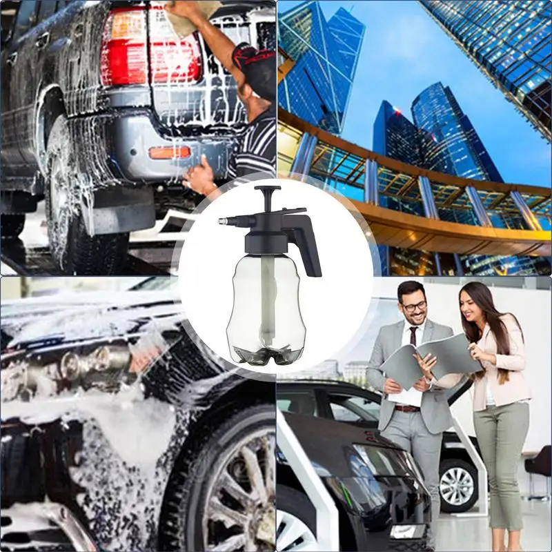 Drukschuimspuit Automotive schuimende spraypompfles met 1,2 liter watertank voor autowassen Schuimspuitkanon voor SUV's