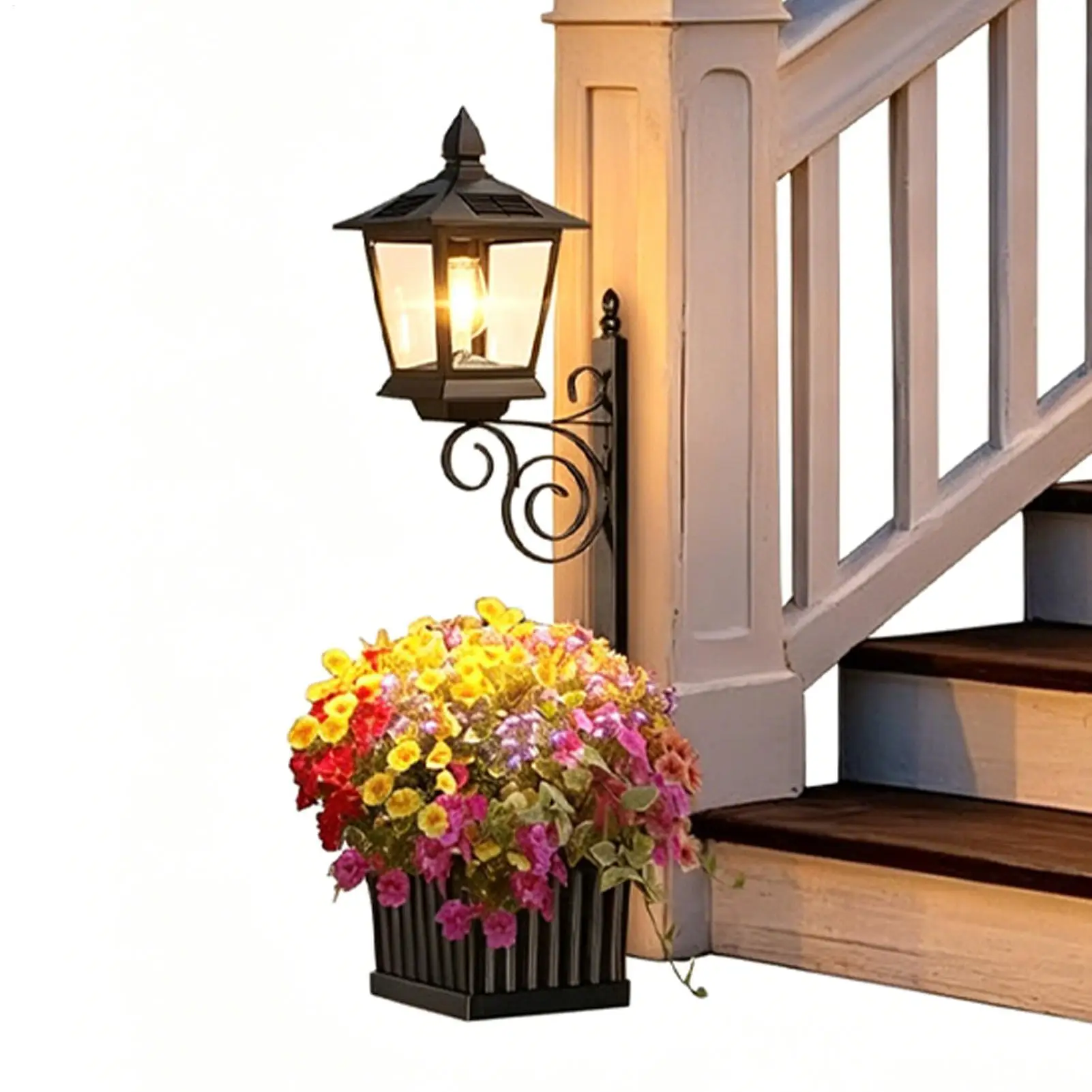 solar-lamp-post-with-planter-2-in-1-outdoor-solar-lantern-with-flower-pot-flower-pot-lights-for-garden-patio-porch-backyard-lawn