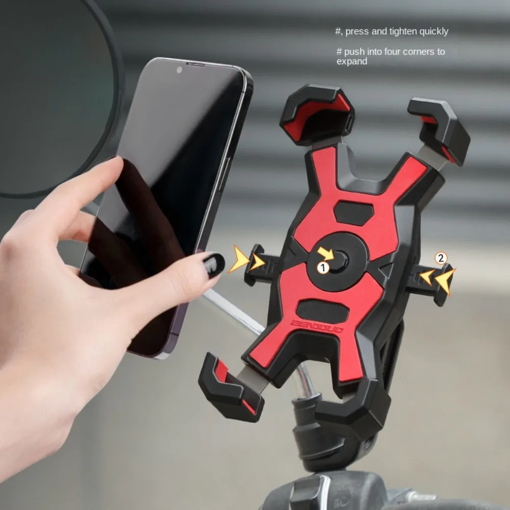 

Adjustable Bicycle Cell Phone Bracket Shockproof Innovative Cycling Mobile Phone Holder Universal Non-slip