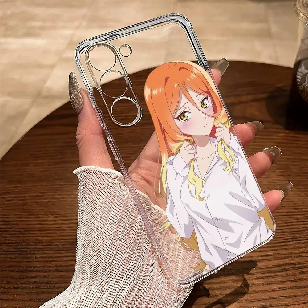 Funny Anime M-MikadoS S-Sanshimai Phone Case For SamsungA10 A12 A31 A40 A70 Transparent Cover Case