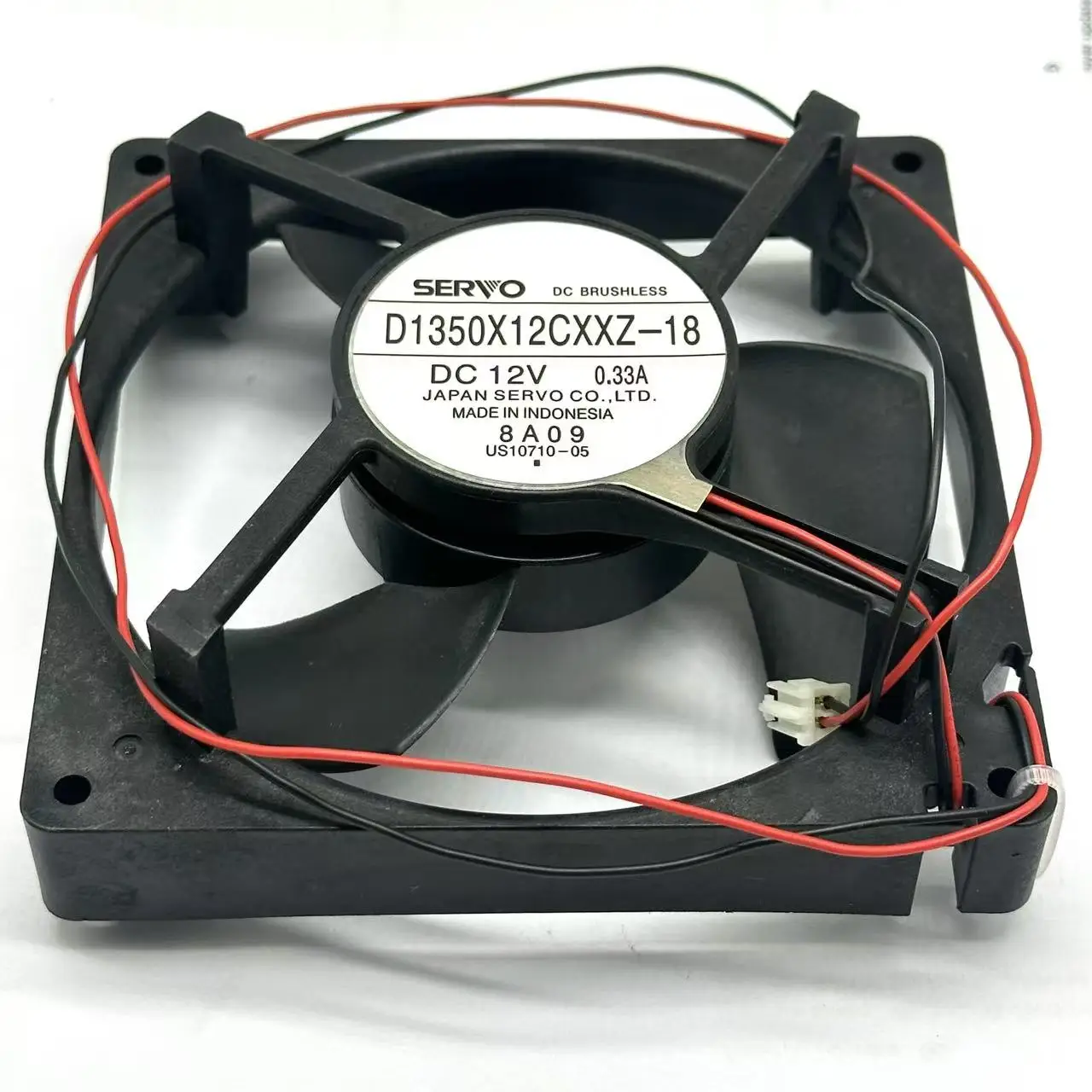 

SERVO D1350X12CXXZ-18 DC 12V 0.33A 125x125mm 2-Wire Server Cooling Fan