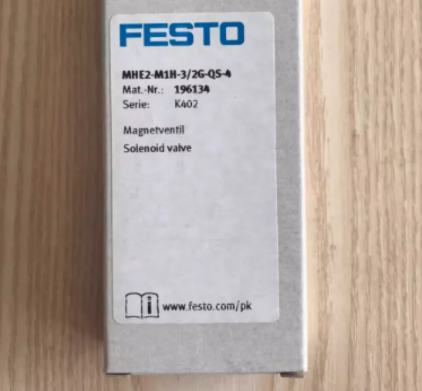 

New original FESTO Solenoid valve MHE2-MS1H-3/2G-M7-K 196133 MHE2-M1H-3/2G-QS-4 196134 MHE2-MS1H-3/2G-QS-4 196135