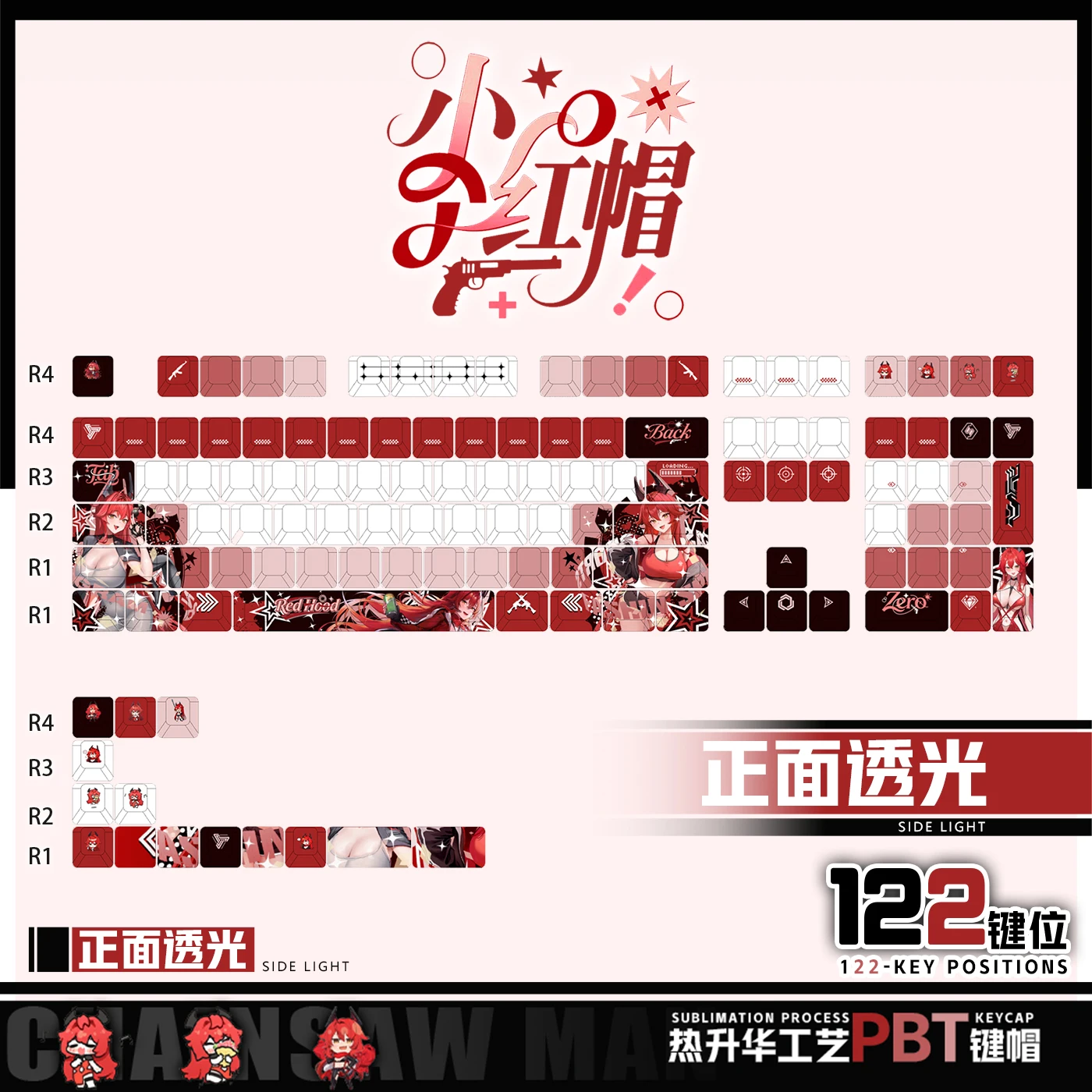 

Game GODDESS OF VICTORY: NIKKE Keycap 122 Keys Anime Keycaps Game Key Cap PBT DYE SUB Cherry MX Switch for Mechanical Keyboard