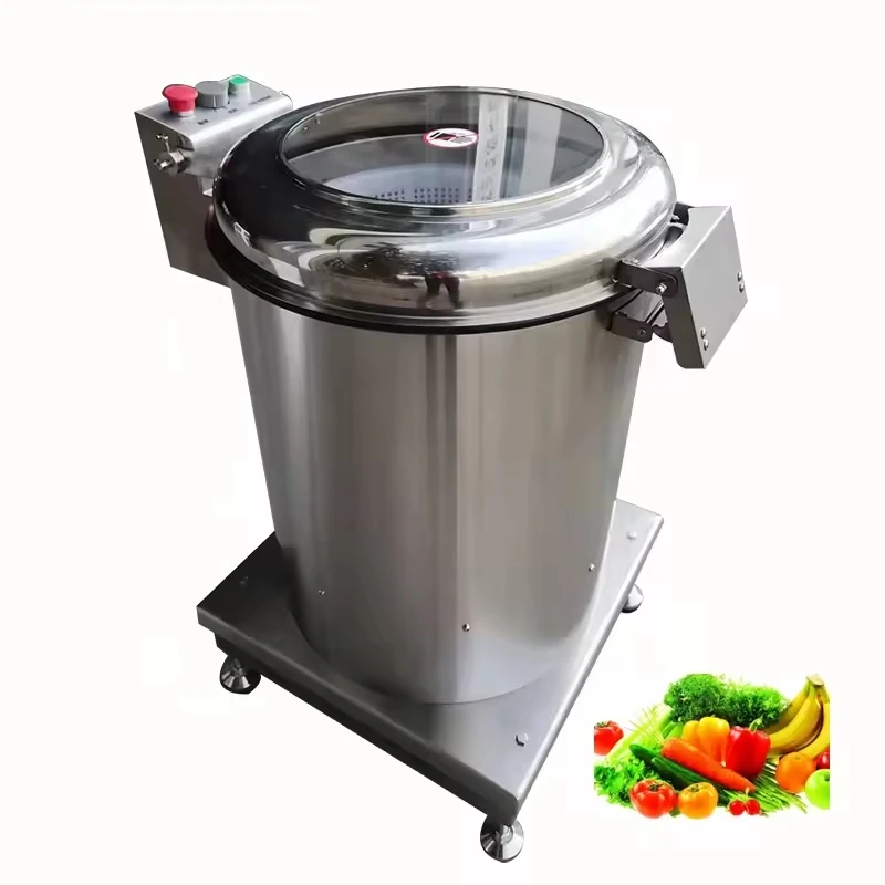 Stainless Steel Industrial Lettuce Potato Chips Vegetable Rotator Centrifugal Dehydrator Green Vegetables