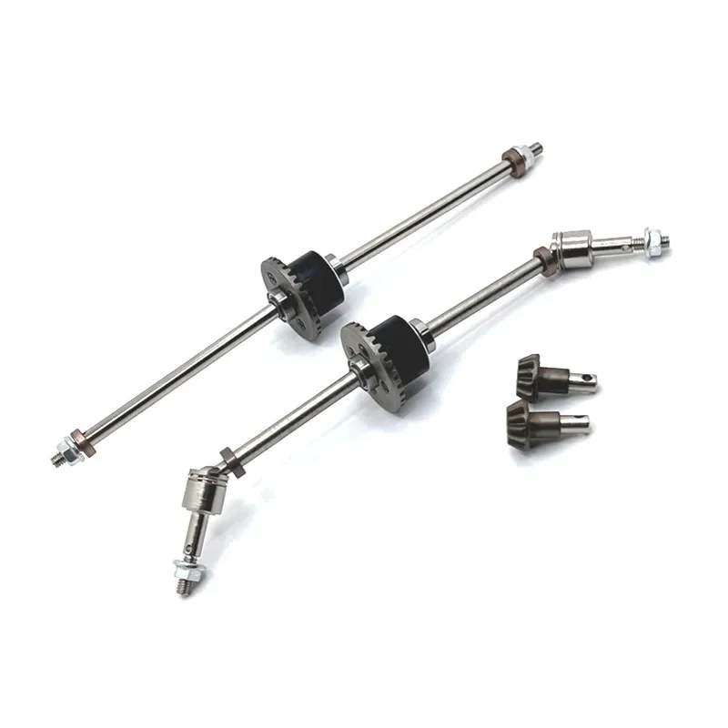 For MN128 MN86 G500 remote control car spare parts, metal upgrade, front and rear axles, differential assembly