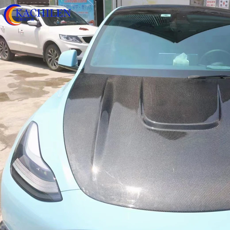 CM style MODEL Y Carbon Fiber engine cover hood For Tesla MODEL Y