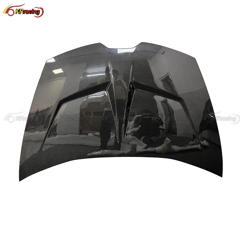

suitable for 1016 Style Dry Full Carbon Fiber Car Bonnet Engine Hood Lambo Huracan LP610-4 LP580-2 2014-2018