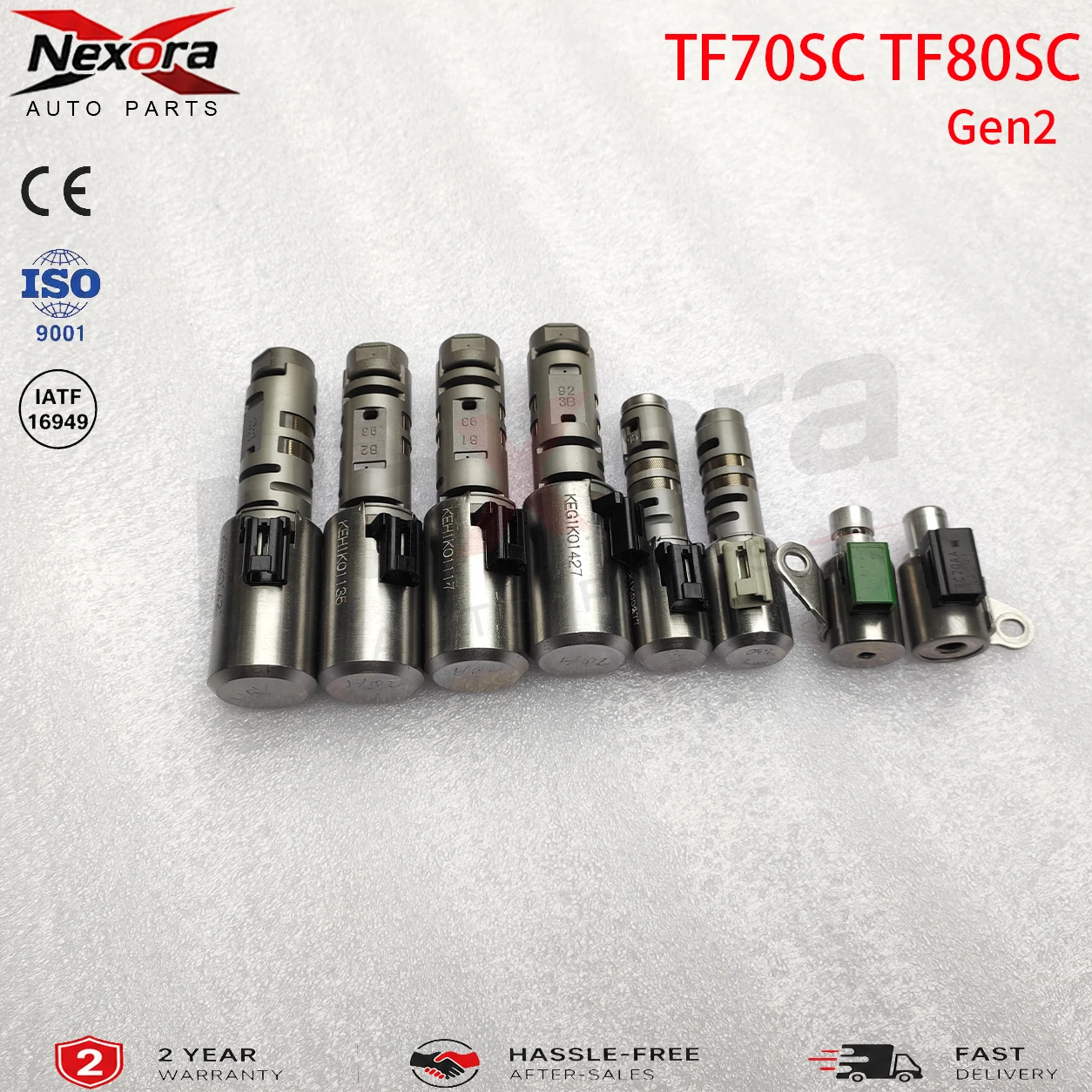 New TF70SC TF80SC TF81SC AF406 Gen2 Shift Solenoid Valve TF70-SC TF80-SC TF81-SC AF40-6 For Citroen Peugeot Volvo Fiat Renault