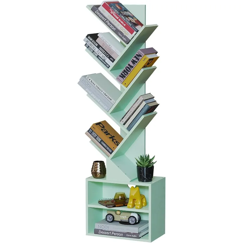 

Tree Bookshelf P (Green, 6 Tier)