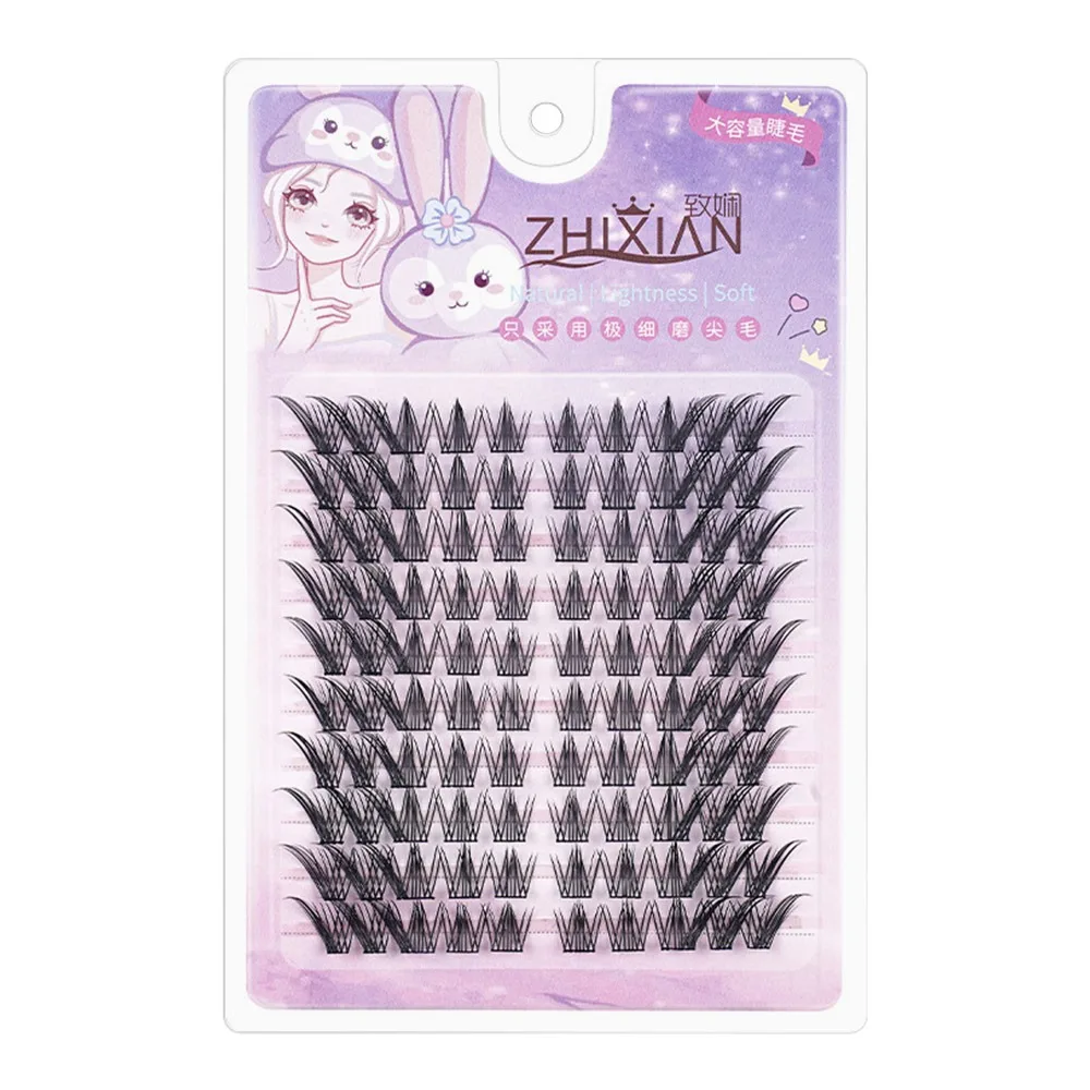 

With Jelly Glue Strips Sunflower False Eyelashes Glue Free Large Capacity Segmented False Eyelashes Multiple Styles Handmade
