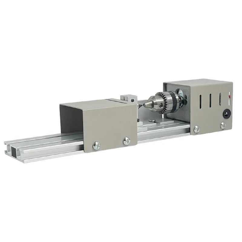 Multifunctional Mini Wood Lathe Home Use Micro Lathe for Bead Turning, Cutting & Polishing