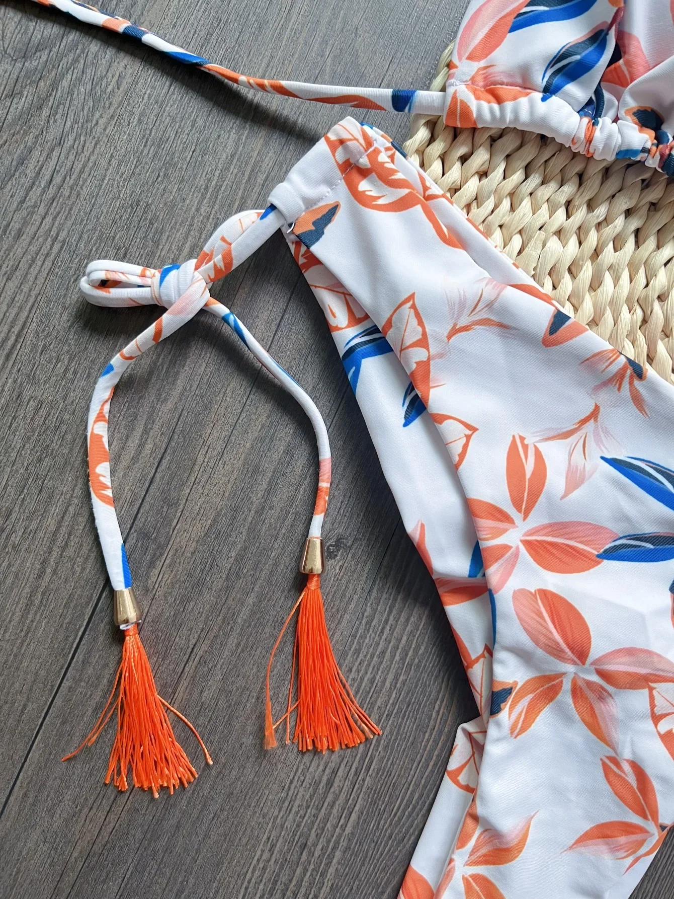 RUOTONSEPT 2024 New Sexy Print Bandage Bikini Set Women's Swimsuit Two-piece Triangle Swimwear Bathing Suit Brazilian Biquinis