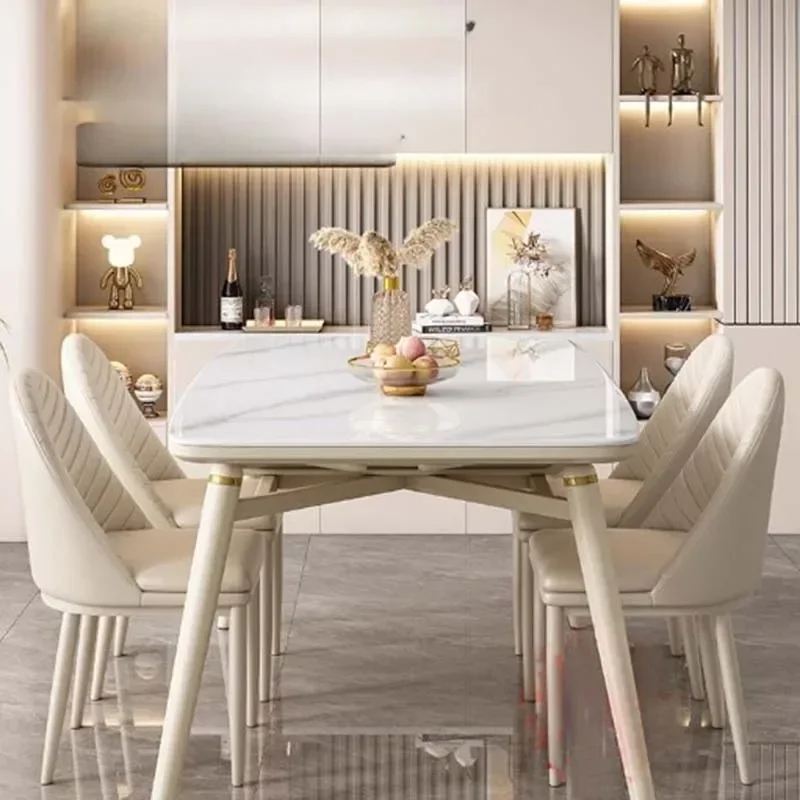 

Modern Luxury Table Modern Rectangular Unique Nordic Small Dining Table Set Living Room Replica Center Muebles Hotel Furniture