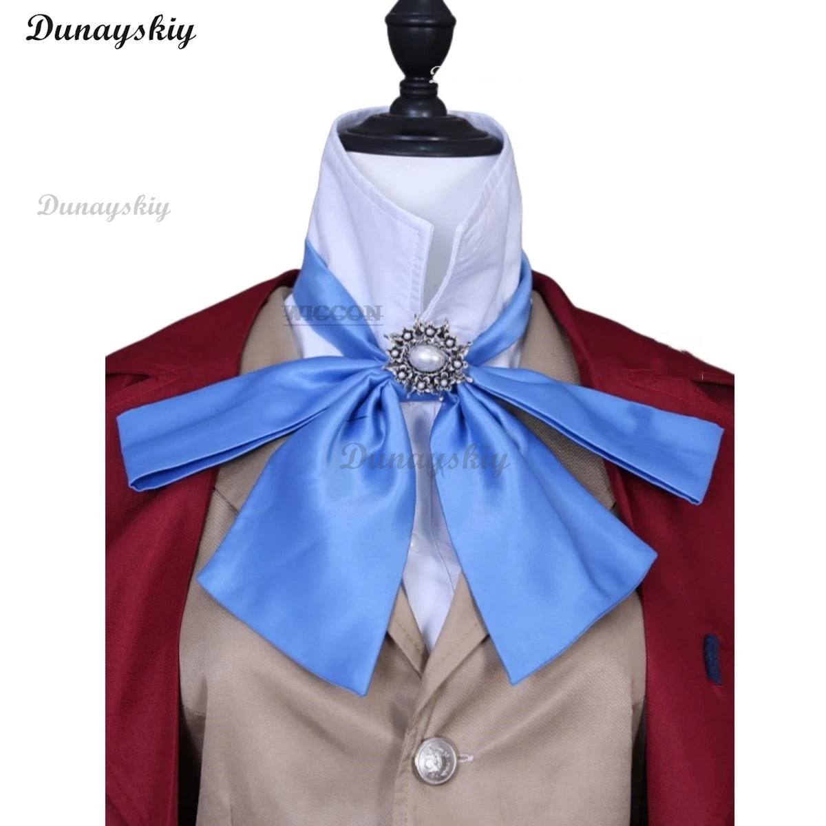 Identity V Anime Game Cosplay Traje, Peruca Comandante, Tailcoat, Uniforme, Casaco, Dia das Bruxas, Fato de Carnaval, Homem, Adulto