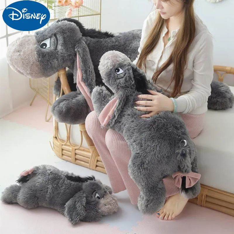 Disney Winnie Pooh Bear Plush Toys Sorrowful Eeyore Plush Dolls Soft Stuffed Animals Pillow Ornament Kawaii Children's Toy Gifts