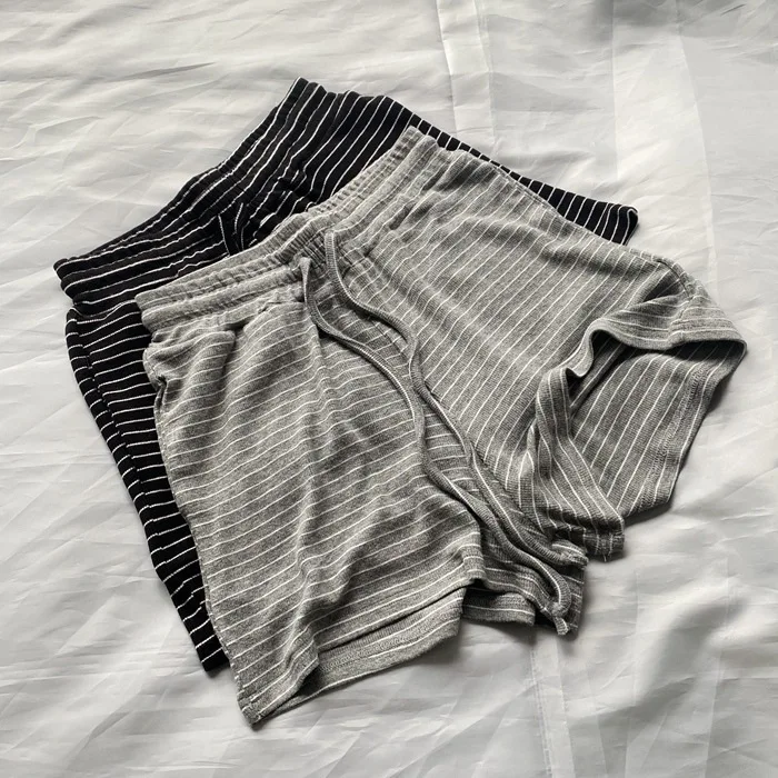 Pants Women Shorts Club Elastic Waist Lace Up Striped Trousers Y2k Streetwear Elegant Splice Work Casual Loose Summer 2026