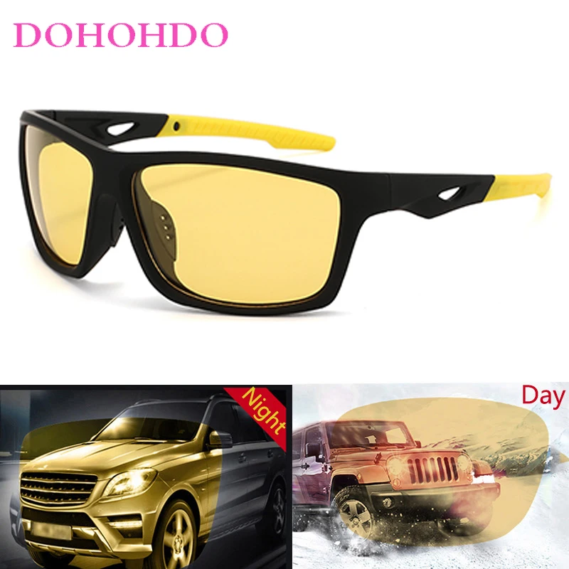 

Outdoor Sports Polarized Sunglasses Male Women Brand Design Night Vision Classic Goggles Driving Anti-Glare Eyewear UV400 Óculos