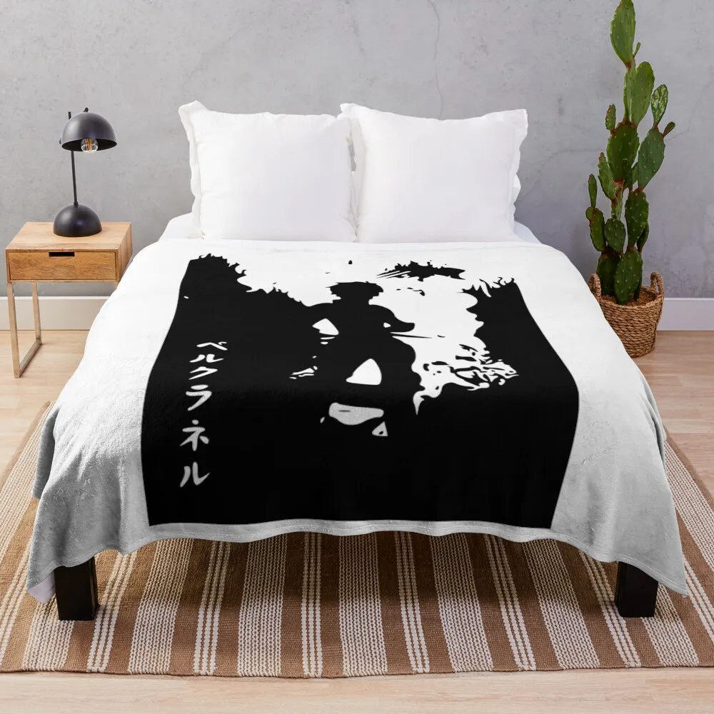 Bell Cranel DanMachi Black & White Minimalist Vector 2023 D9 D1 Throw Blanket For Baby Giant Sofa Picnic Sofa Quilt Blankets