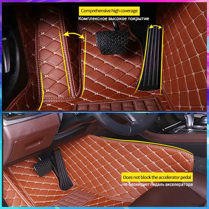 3D Foot Pad For Chery Tiggo 4 Pro Custom Floor Liner Fully Surrounded 5XPro Floor Mats Waterproof Non-Slip Carpet 2020To 2023