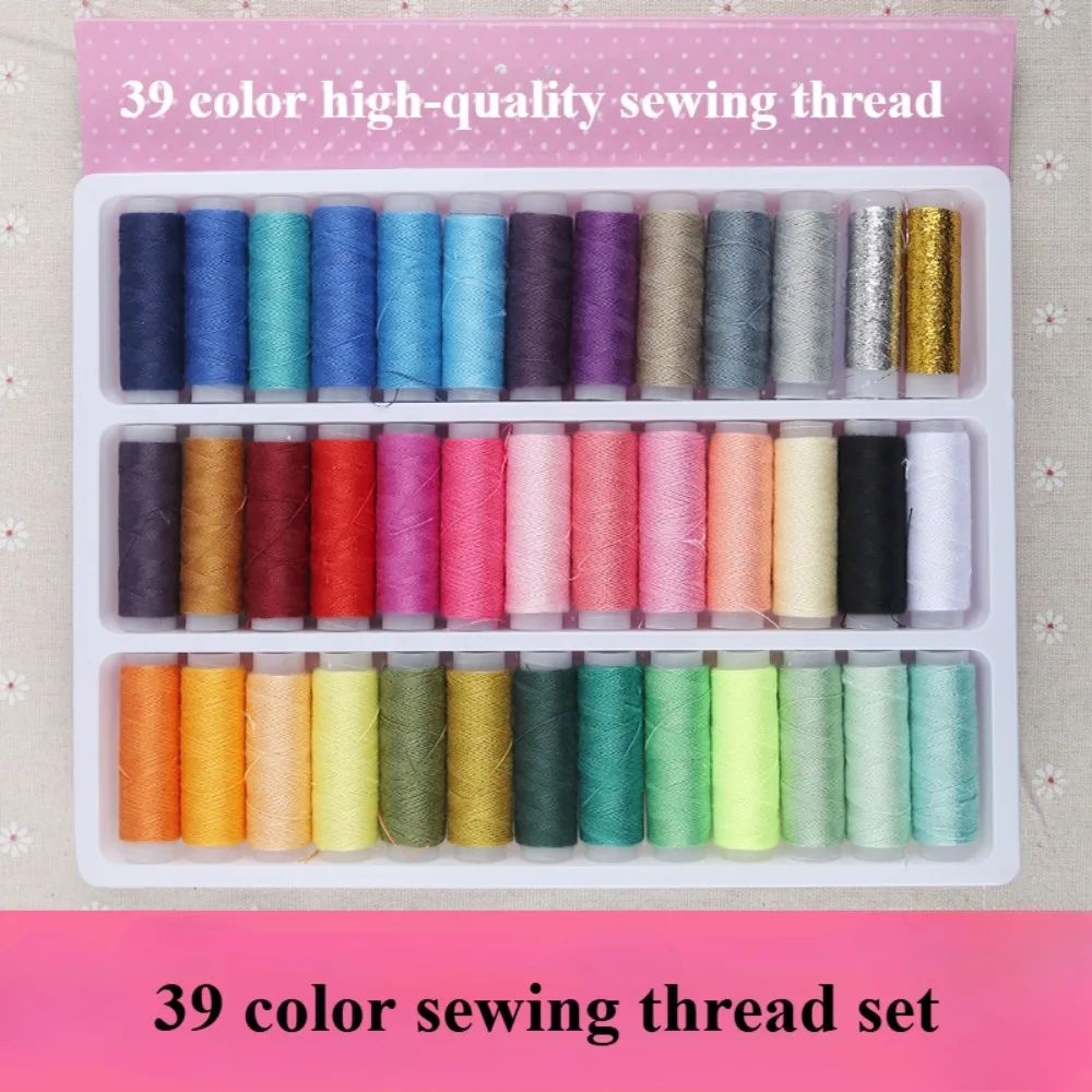 Sewing Thread For Embroidery Cross Stitch Knitting 39 Colors Homewear Patch Accessories Small Shaft Polyester