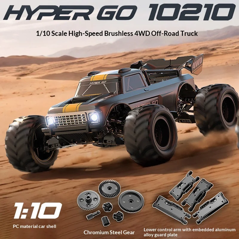 

Mjx 10210 Brushless Remote Control Car 1/10 Electric Rc Four-Wheel Drive Off-Road Vehicle High-Speed Vehicle Sturdy