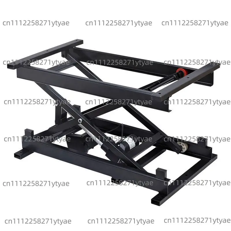 300kg multifunctional electric wired remote control coffee table dining table 24V lifting hardware folding iron frame